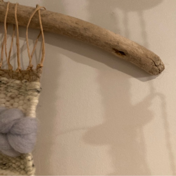 HANDMADE Tapestry *Woven Wall Hanging* Wool, Silk & Beachwood. - Picture 6 of 7